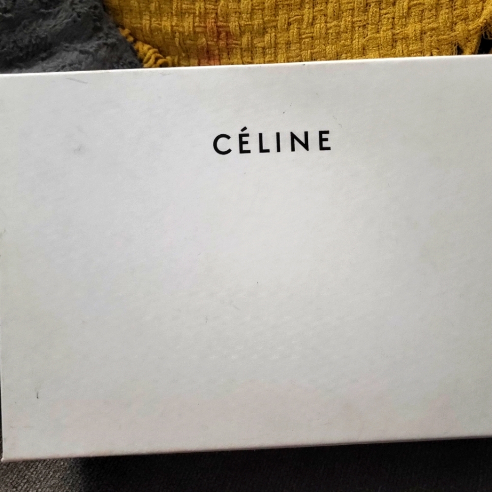 Celine cow Hyde slip ons